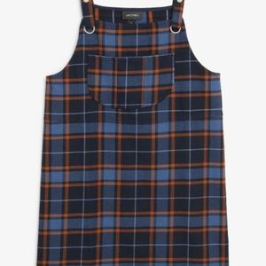 MONKI Dungaree Dress Plaid